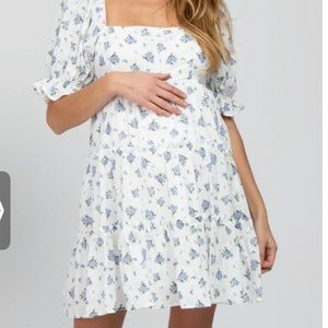 PINK BLUSH MATERNITY DRESS